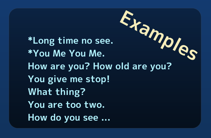 Engrish – Präsentation